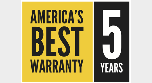 5 Year Warranty