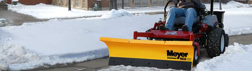 Path Pro Ztr Mower Snow Plows Meyer Ztr Snow Plow